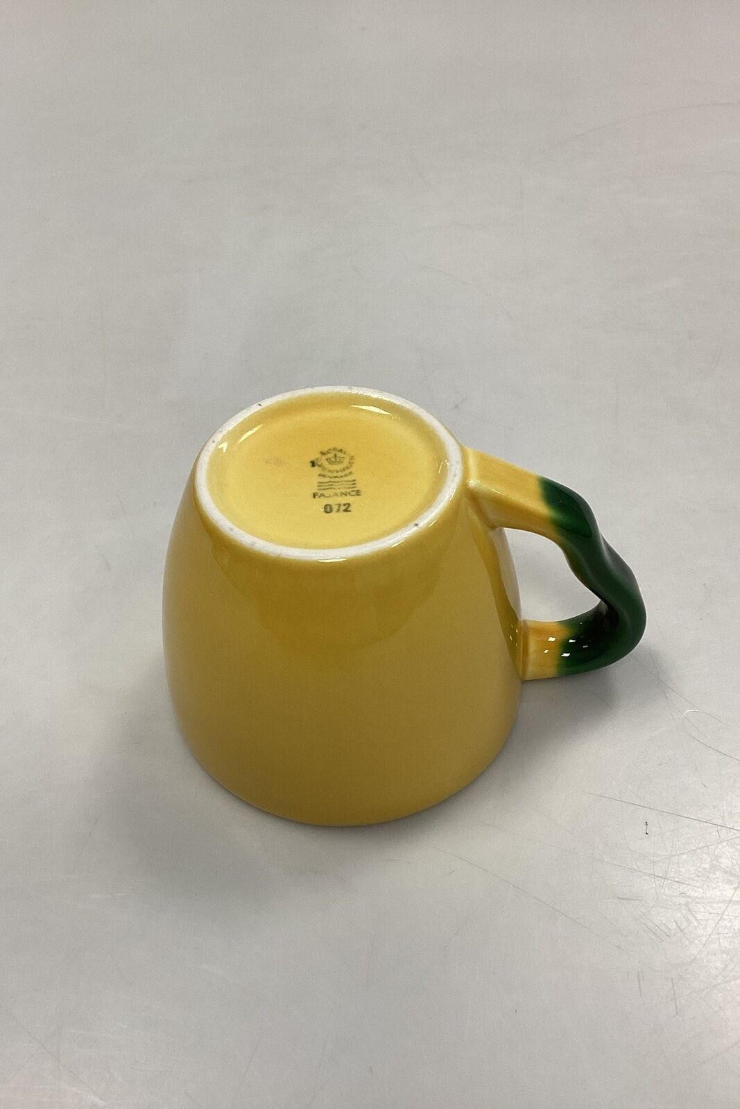 Royal Copenhagen Ursula Coffee Cup in Yellow No 072