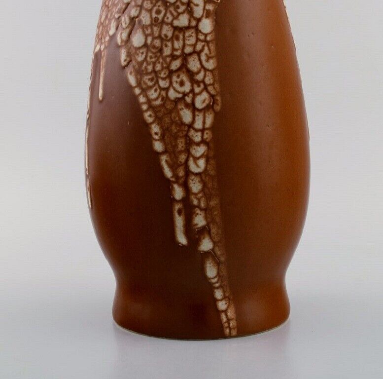 Leon Pointu (1879-1942) France Large Art Deco vase in glazed stoneware