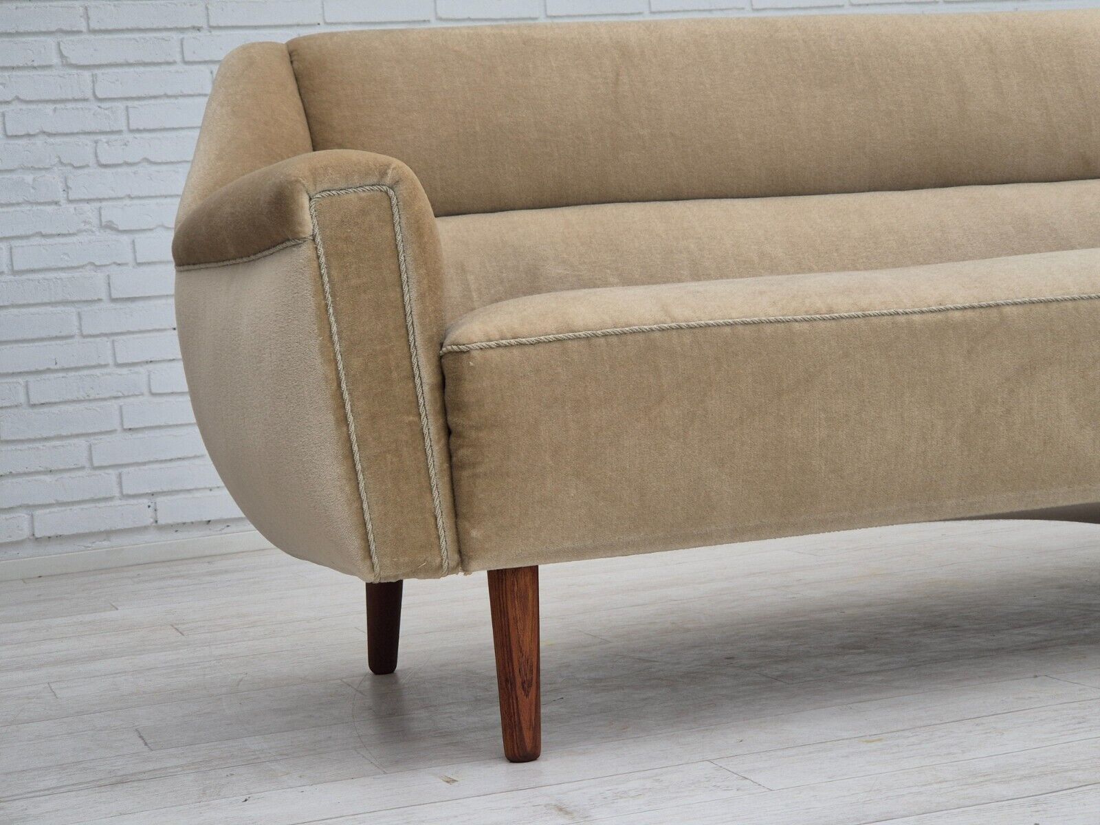 1960s Danish design by Kurt Østervig for Rolschau Møbler 3 seater sofa