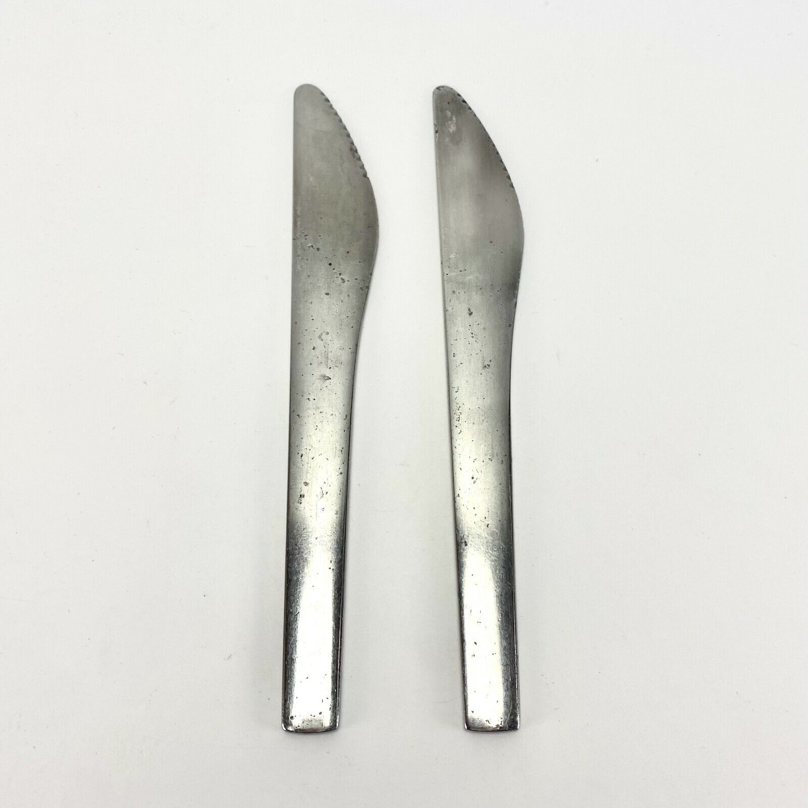 2 Place Settings Vtg Georg Jensen Blue Shark Cutlery Svend Siune Stainless Steel