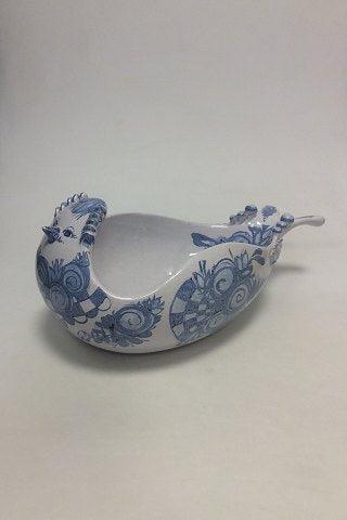 Bjorn Wiinblad Faience salad Bowl as a Bird from 1982 S1