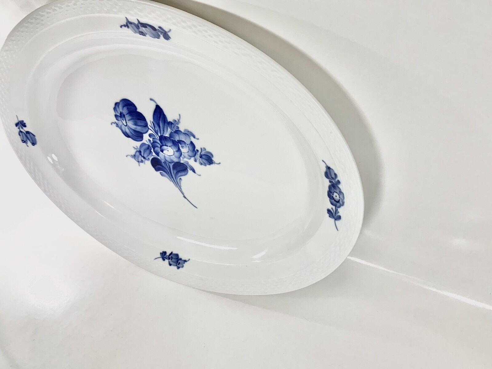 Royal Copenhagen Blue Flower 8019 Large Serving Plate Scandinavian Design