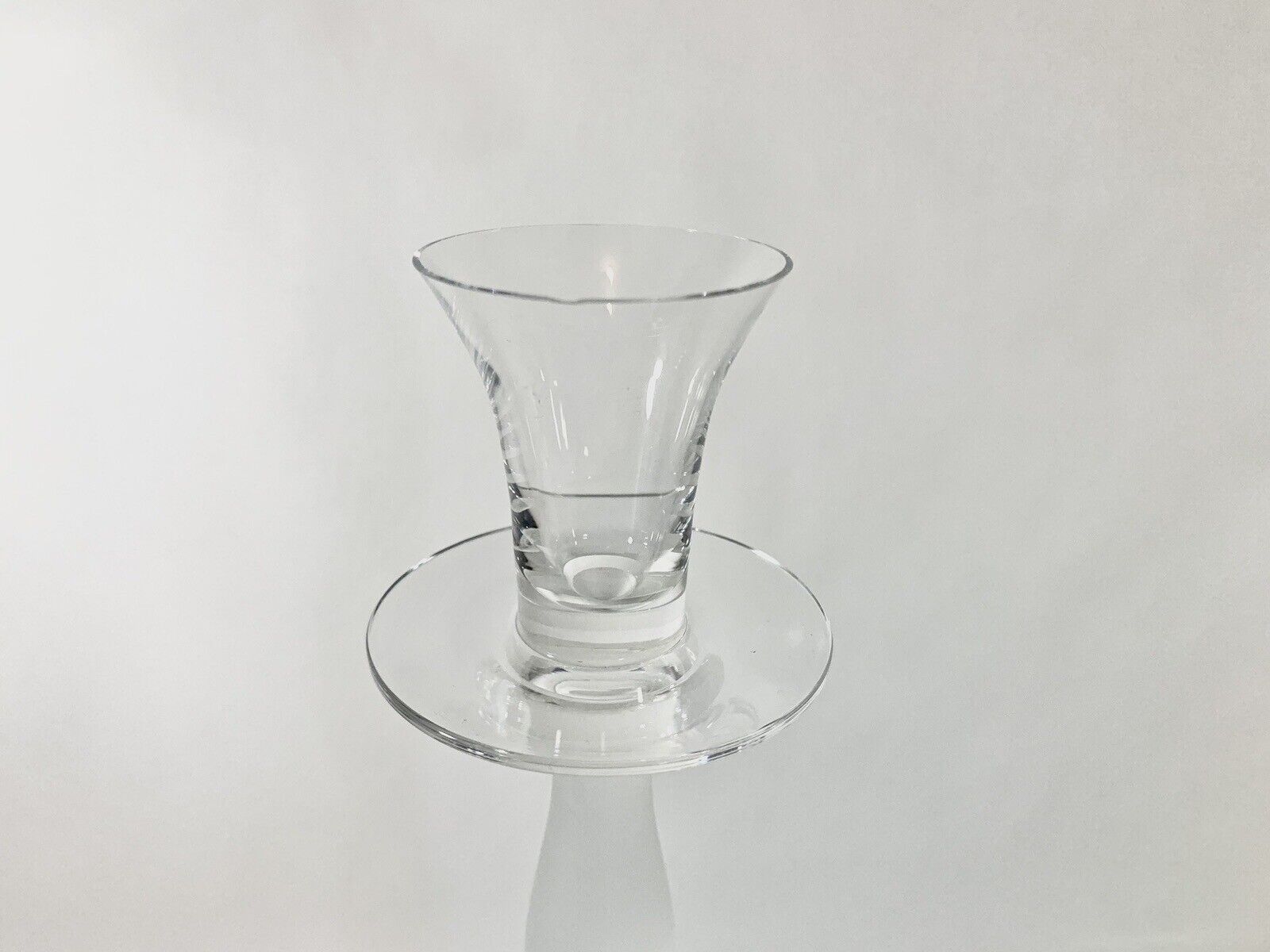 Orrefors Celeste Anne Nilsson White Clear Candle Holder 37 cm 145 inch