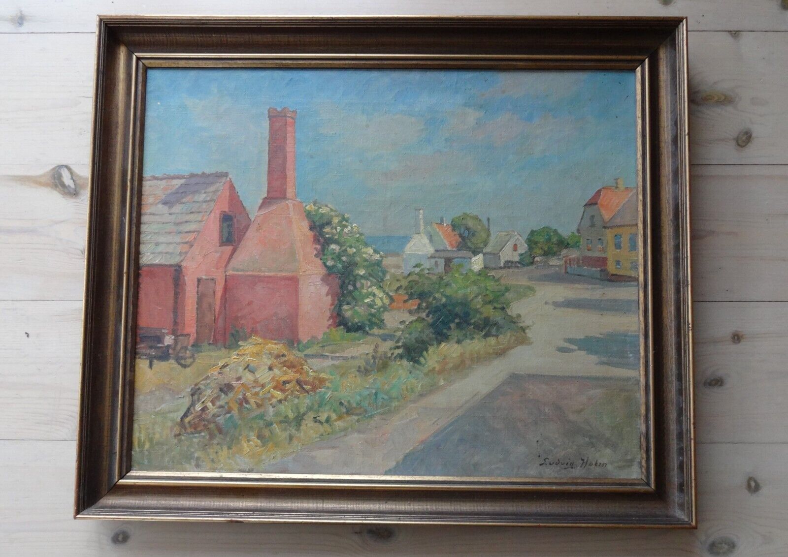 Danish oil painting Bornholm by Ludvig Holm REDUCED2SELL!