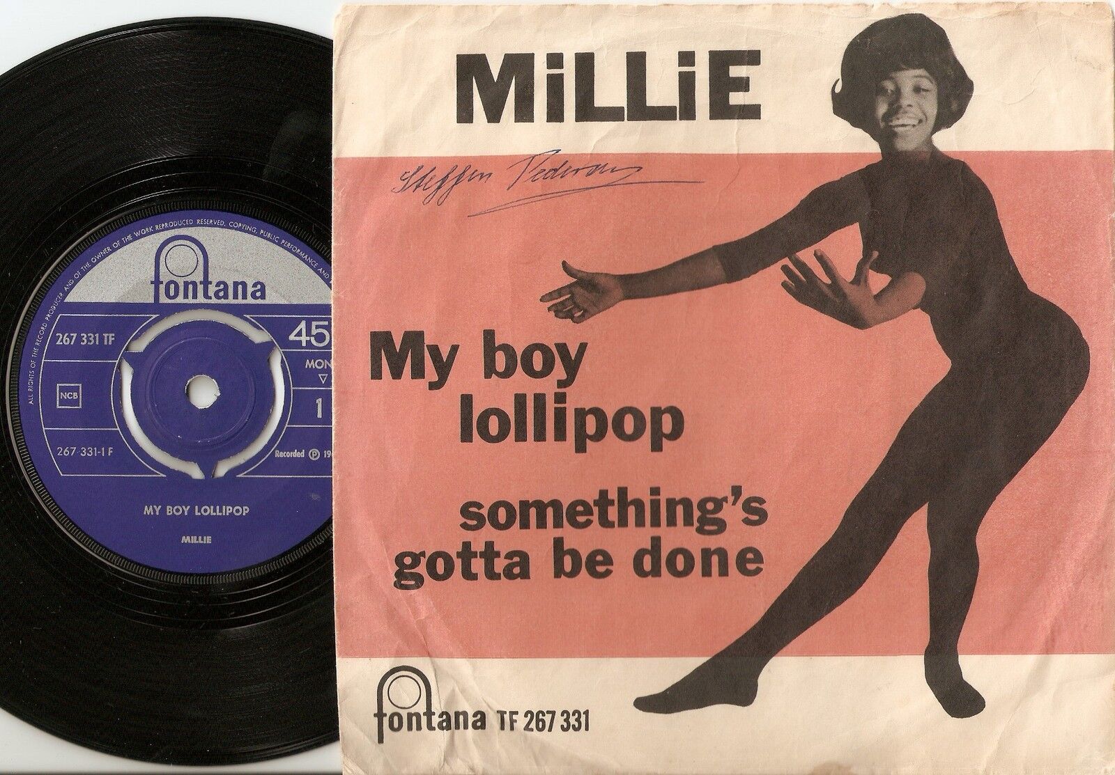 MILLIE MY BOY LOLLIPOP NORWEGIAN DANISH 45+PS 1964 NORTHERN SOUL SKA RB MOD