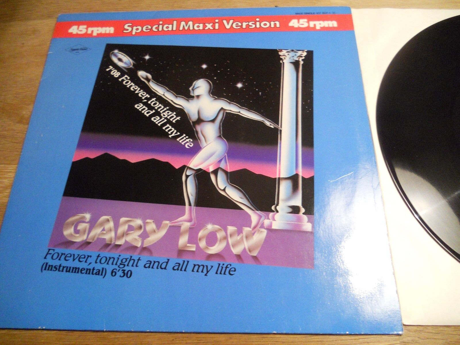 GARY LOW FOREVER TONIGHT AND ALL MY LIFE WEST GERMANY MAXI SINGLE USED ITALO***