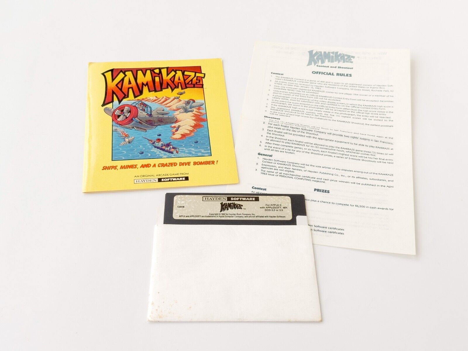 Kamikaze - Hayden Software - 1982 / Apple II