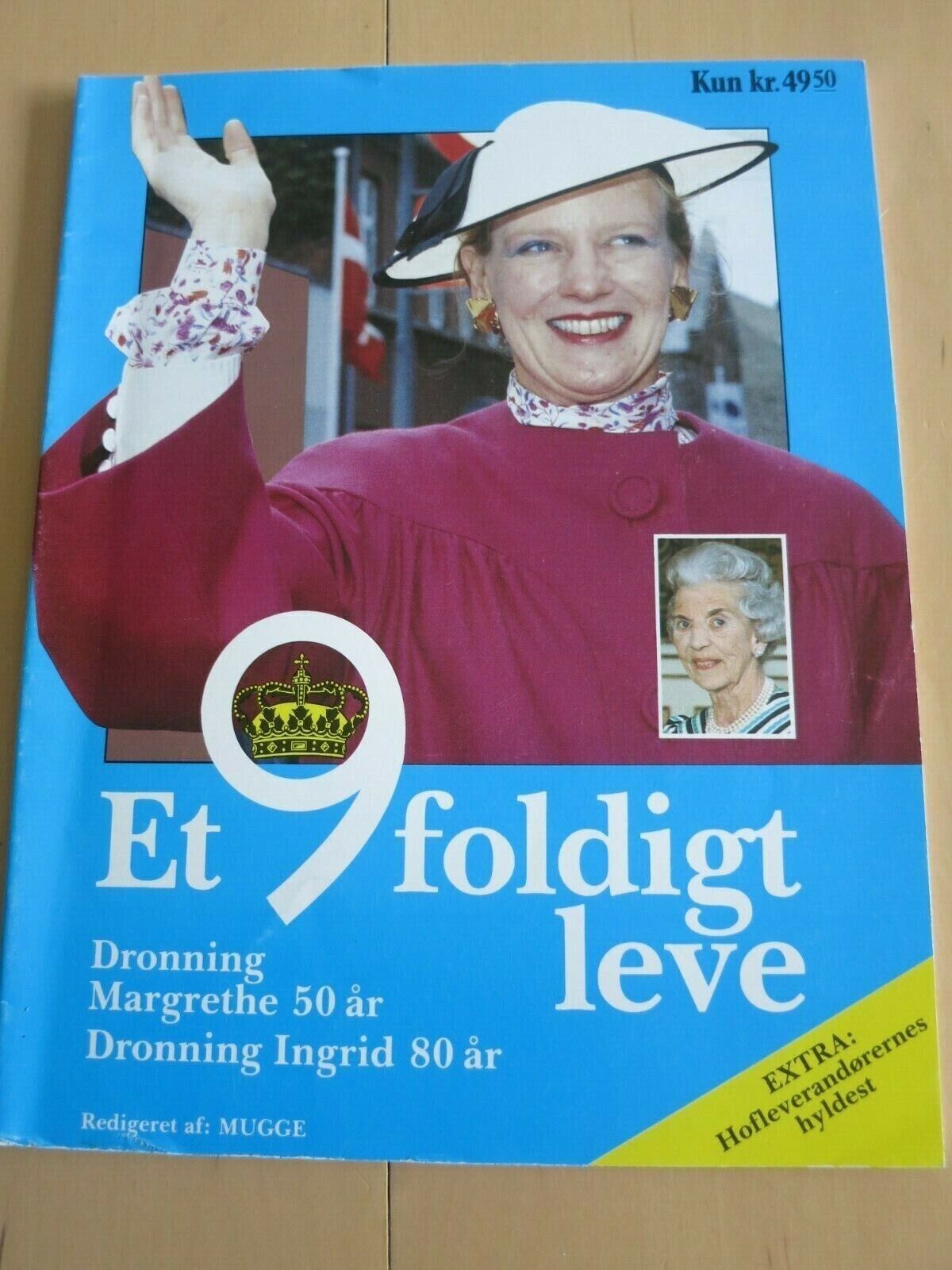 Royal Book Denmark Queen Margrethe 50 years Queen Ingrid 80 years Frederik Bog36