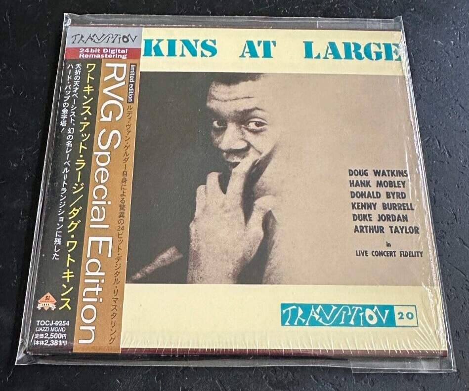 DOUG WATKINS ''WATKINS AT LARGE'' - MINI LP JAPAN CD - TRANSITION