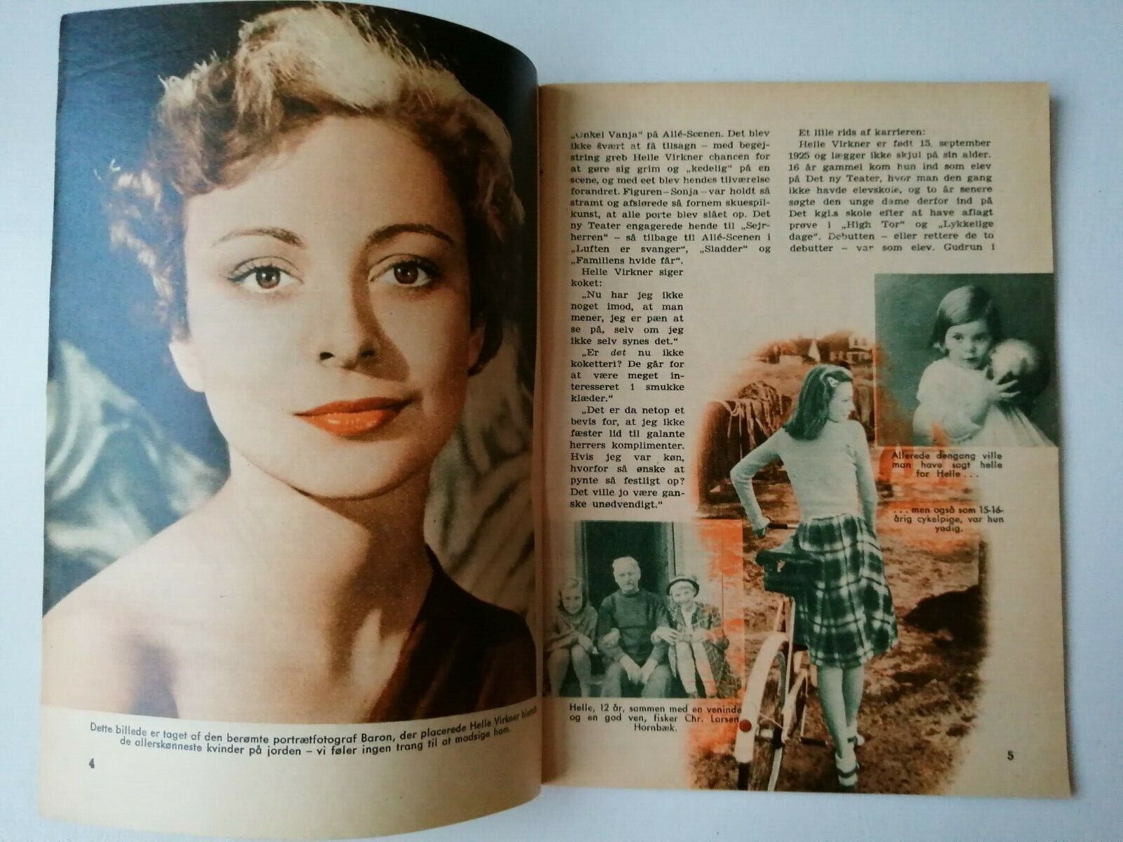 Danish magazine"Uge-Revyen" No 20 1954Kathryn Grayson coverMany other stars