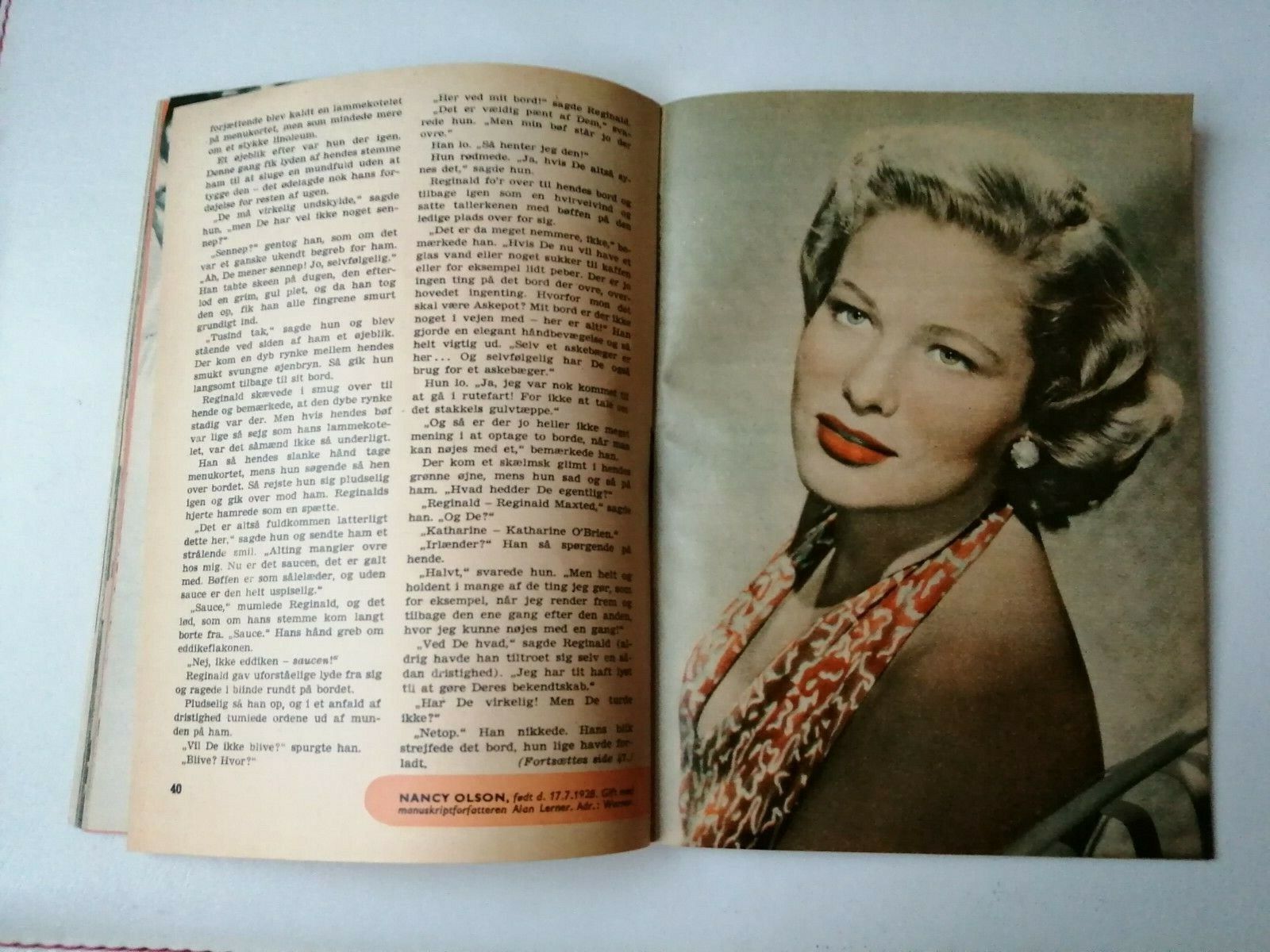 Danish magazine"Uge-Revyen" No 20 1954Kathryn Grayson coverMany other stars