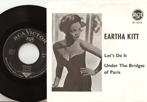 EARTHA KITT LET`S DO IT DANISH 45+PS 1960 NORTHERN SOUL MOD JAZZ