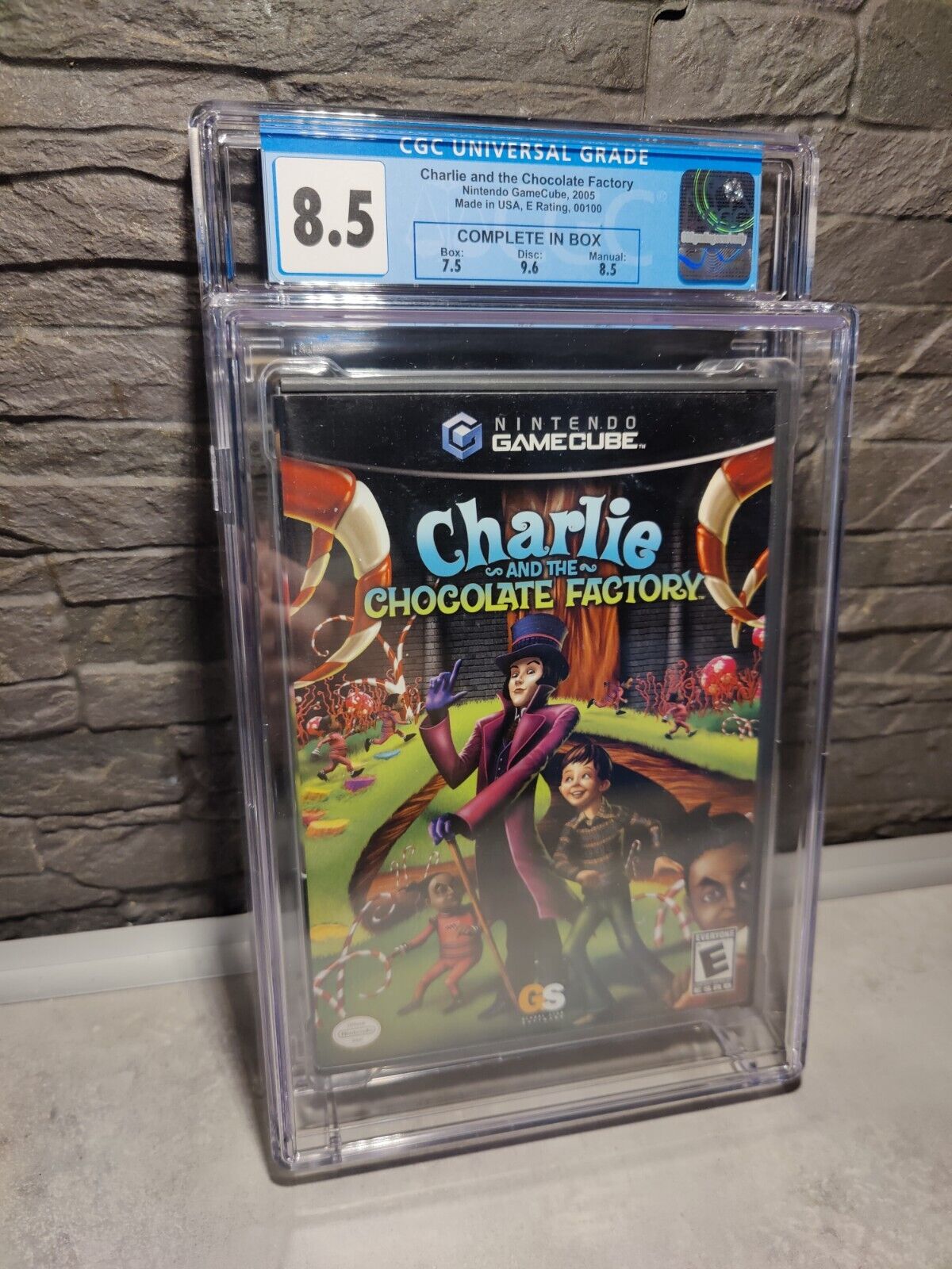 Charlie and the Chocolate Factory (GameCube 2005) *CIB* CGC 85 - not wata ukg