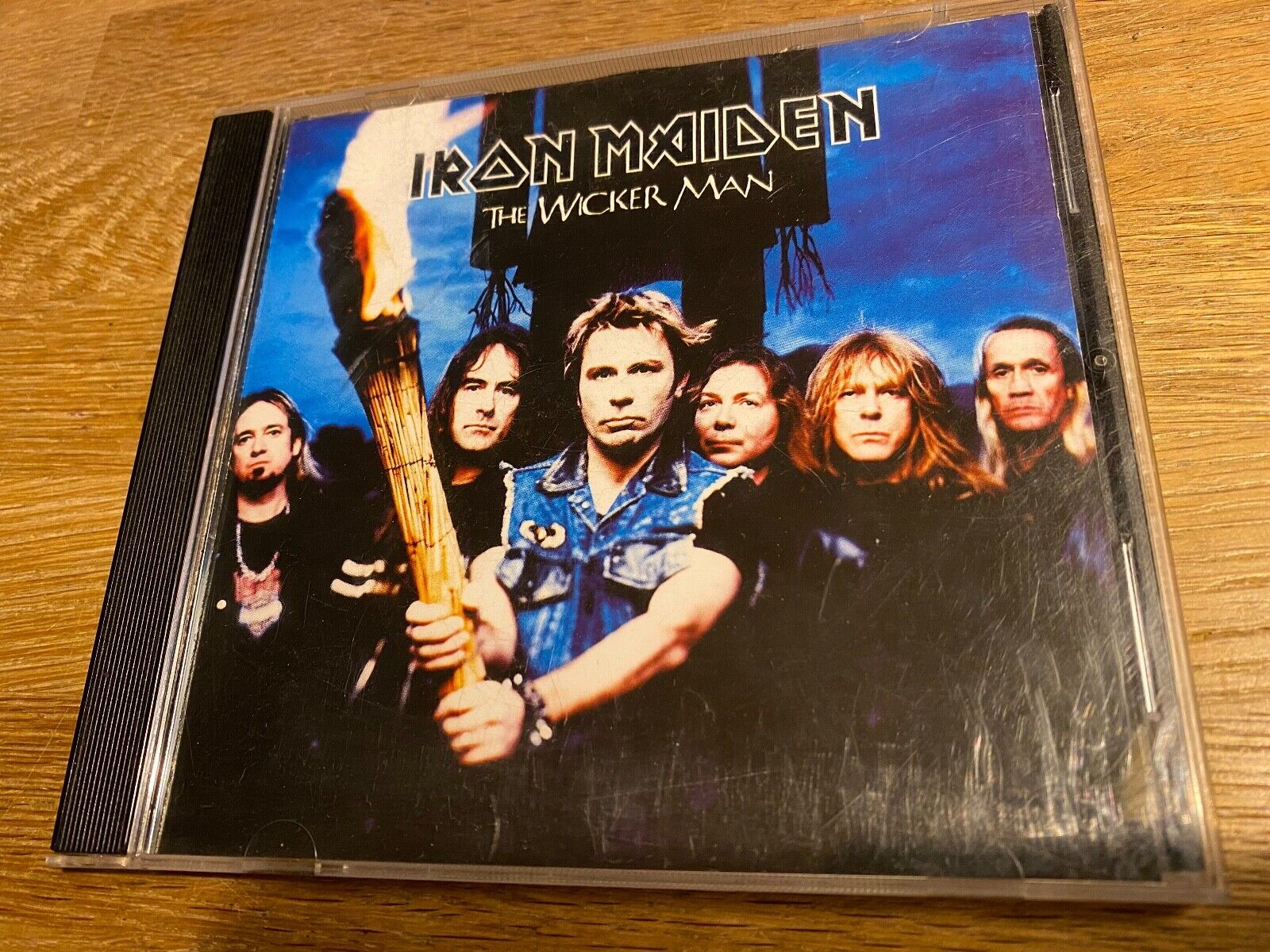 IRON MAIDEN "THE WICKER MAN" 3 AUDIO TRACK + ENHANCED VIDEO TRACK CD SINGLE EMI*