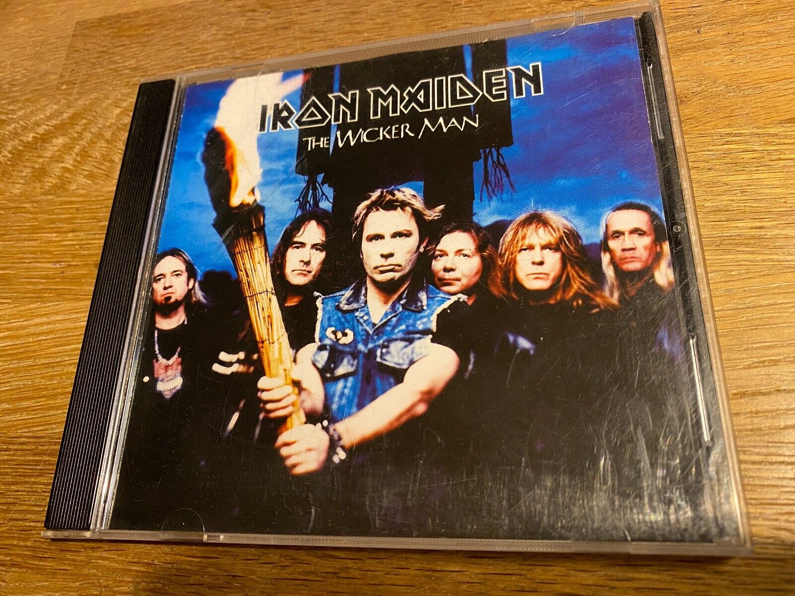 IRON MAIDEN "THE WICKER MAN" 3 AUDIO TRACK + ENHANCED VIDEO TRACK CD SINGLE EMI*