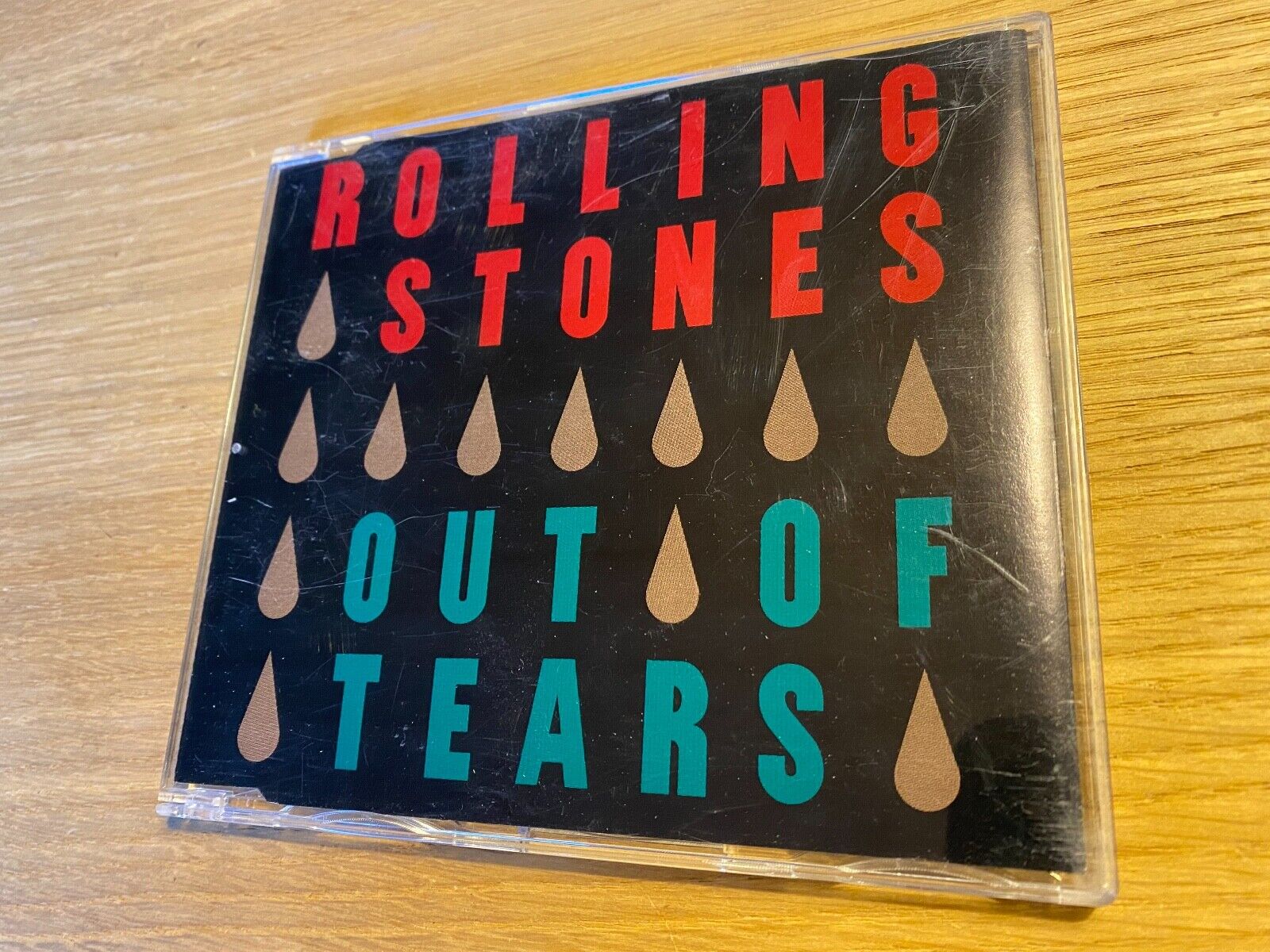 Rolling Stones "OUT OF TEARS" 1994 UK VIRGIN RECORDS 4 TRACK CD SINGLE ENGLAND