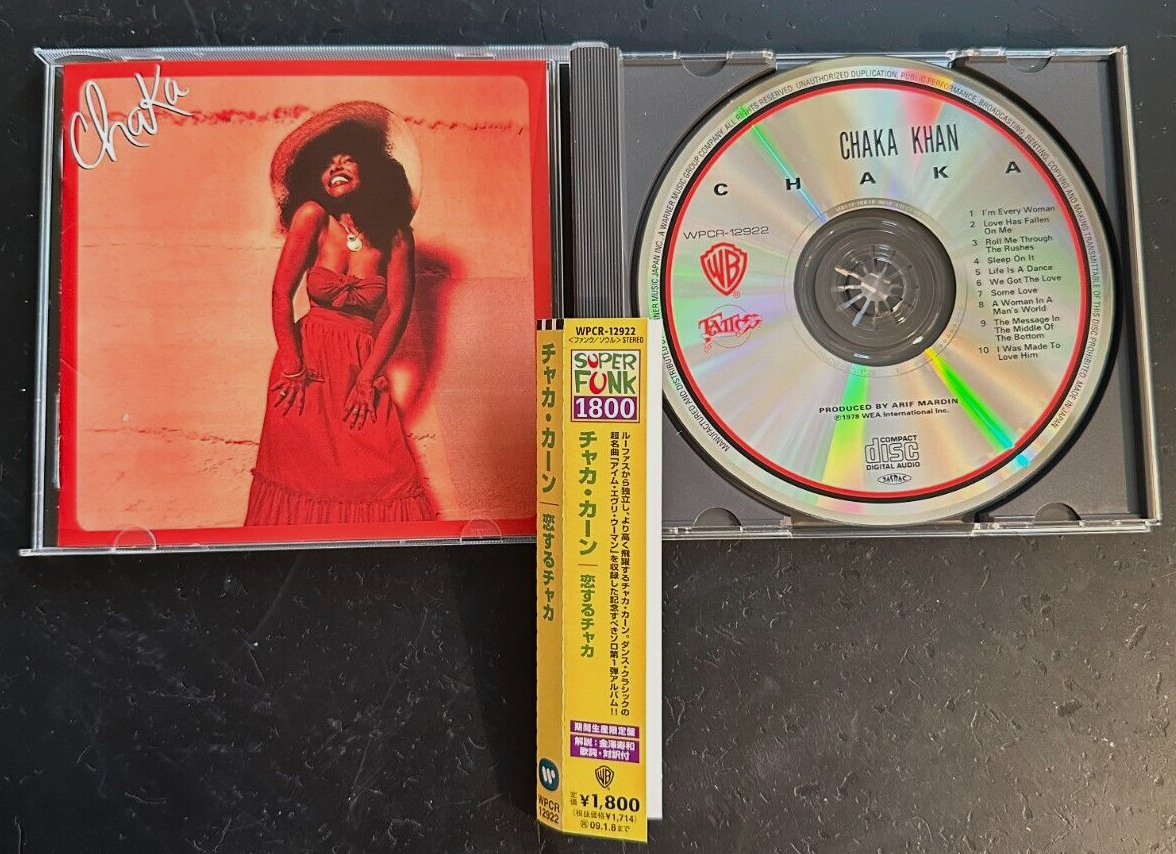 CHAKA KHAN ''CHAKA'' - JAPAN CD - SOUL / POP / RB / FUNK