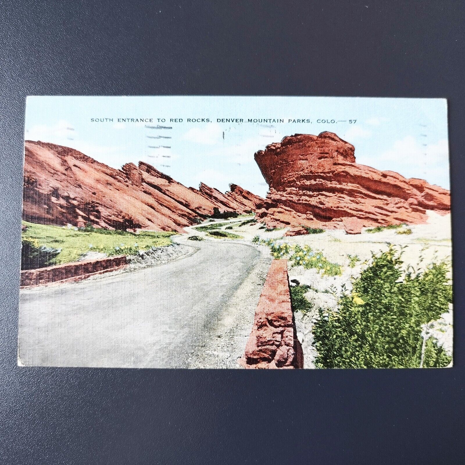 Colorado South Entrance to Red RocksDenver Mountain Parks - 1956