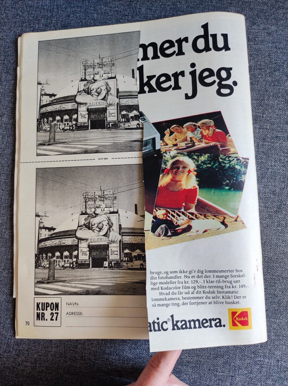 PRINCE HENRIK Björn Borg CAROLINE  1975 Danish Magazine Billed Bladet BB29