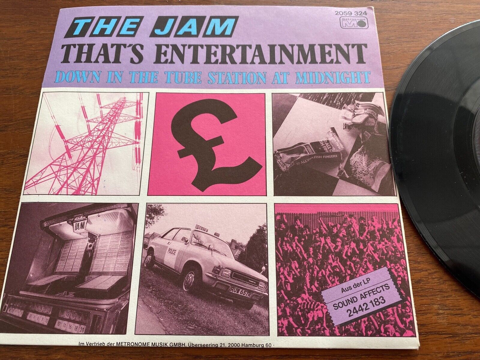 THE JAM PAUIL WELLER "THAT´S ENTERTAINMENT" 1980 POLYDOR RECORDS W GERMAN PRESS