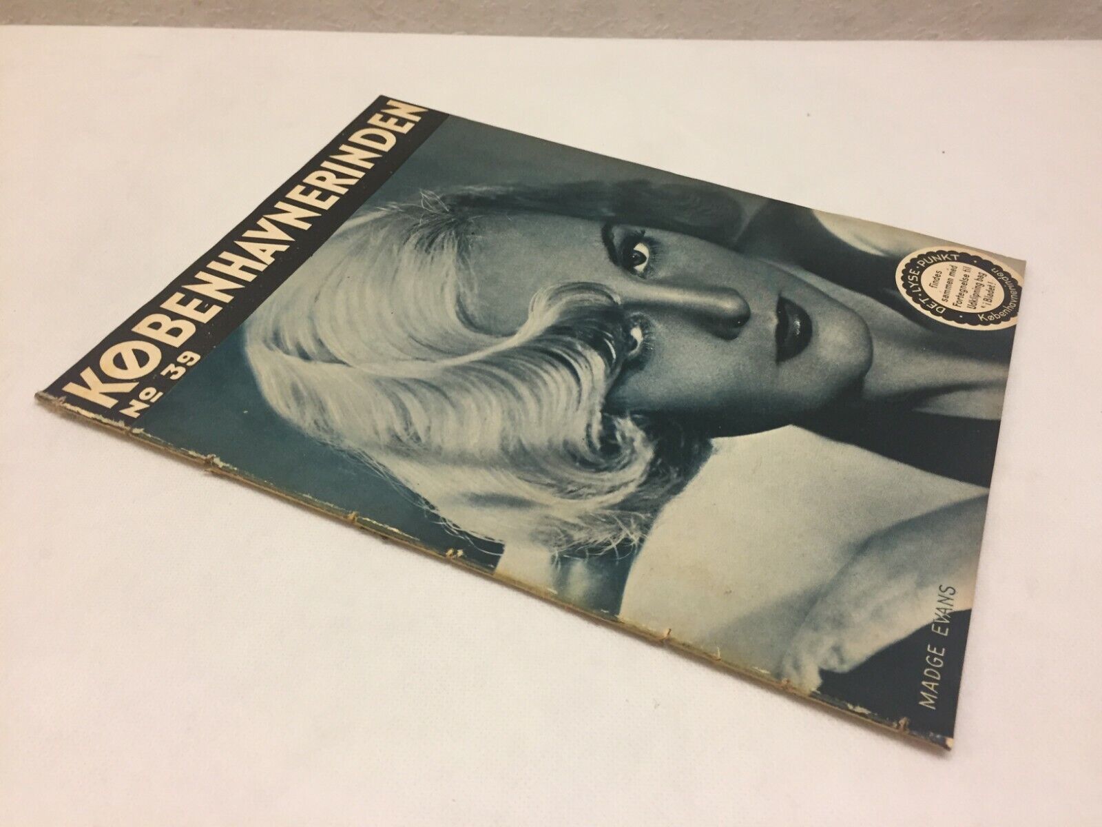 Madge Evans Complete Antique Vintage Danish Magazine 1934 Københavnerinden