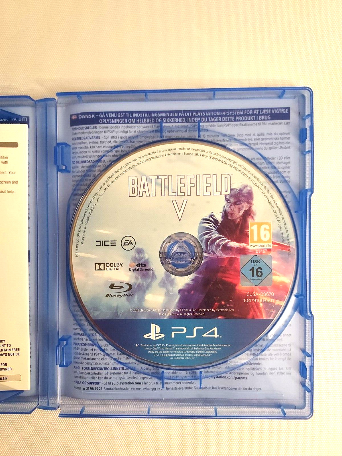 ps4 game battlefield V