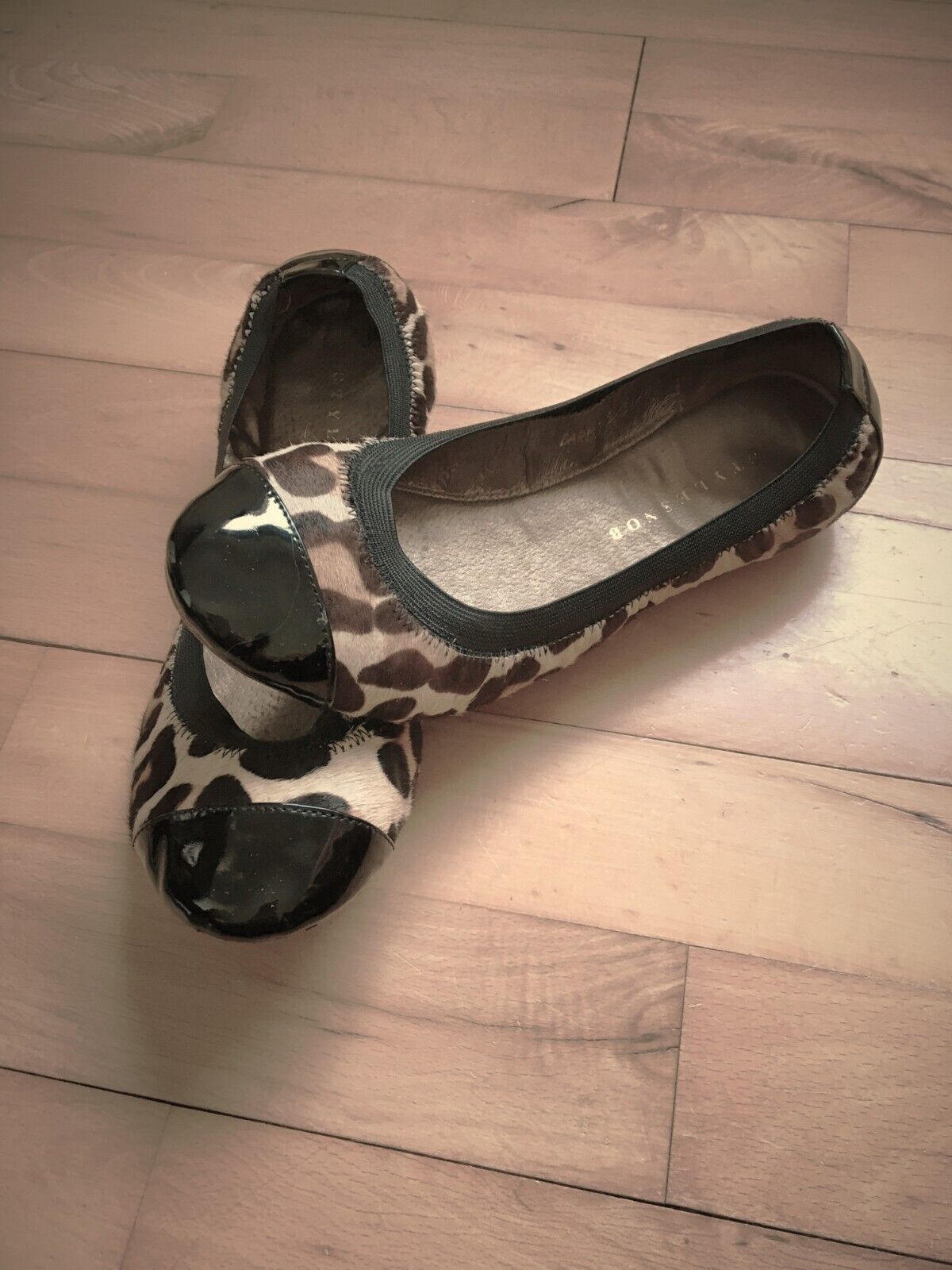 STYLESNOB leopard print pony-style calfskin ballet flats - EU 39