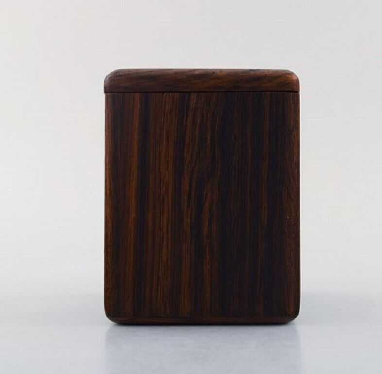 Svend Weihrauch for Franz Hingelberg Denmark Rosewood tobacco jar