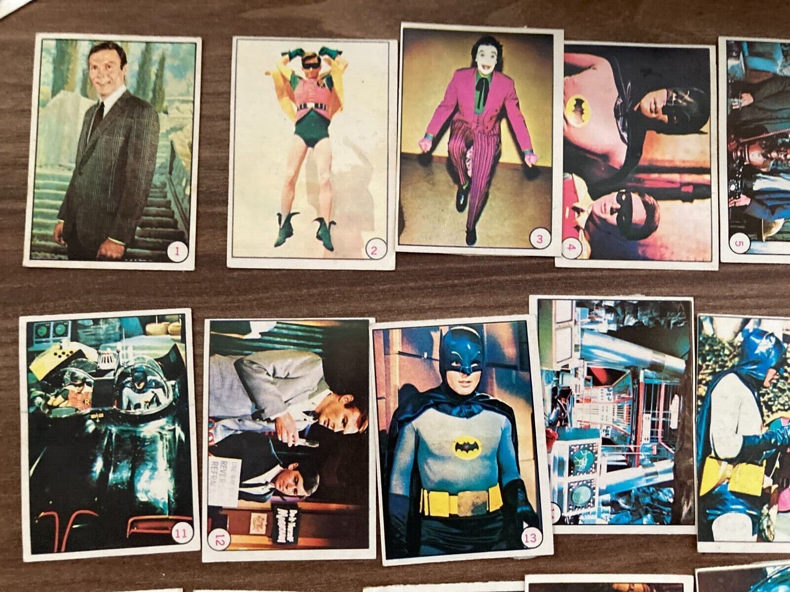 Batman Trading Cards 1966 Topps Greenway Productions 53 of 55 Pieces in Total