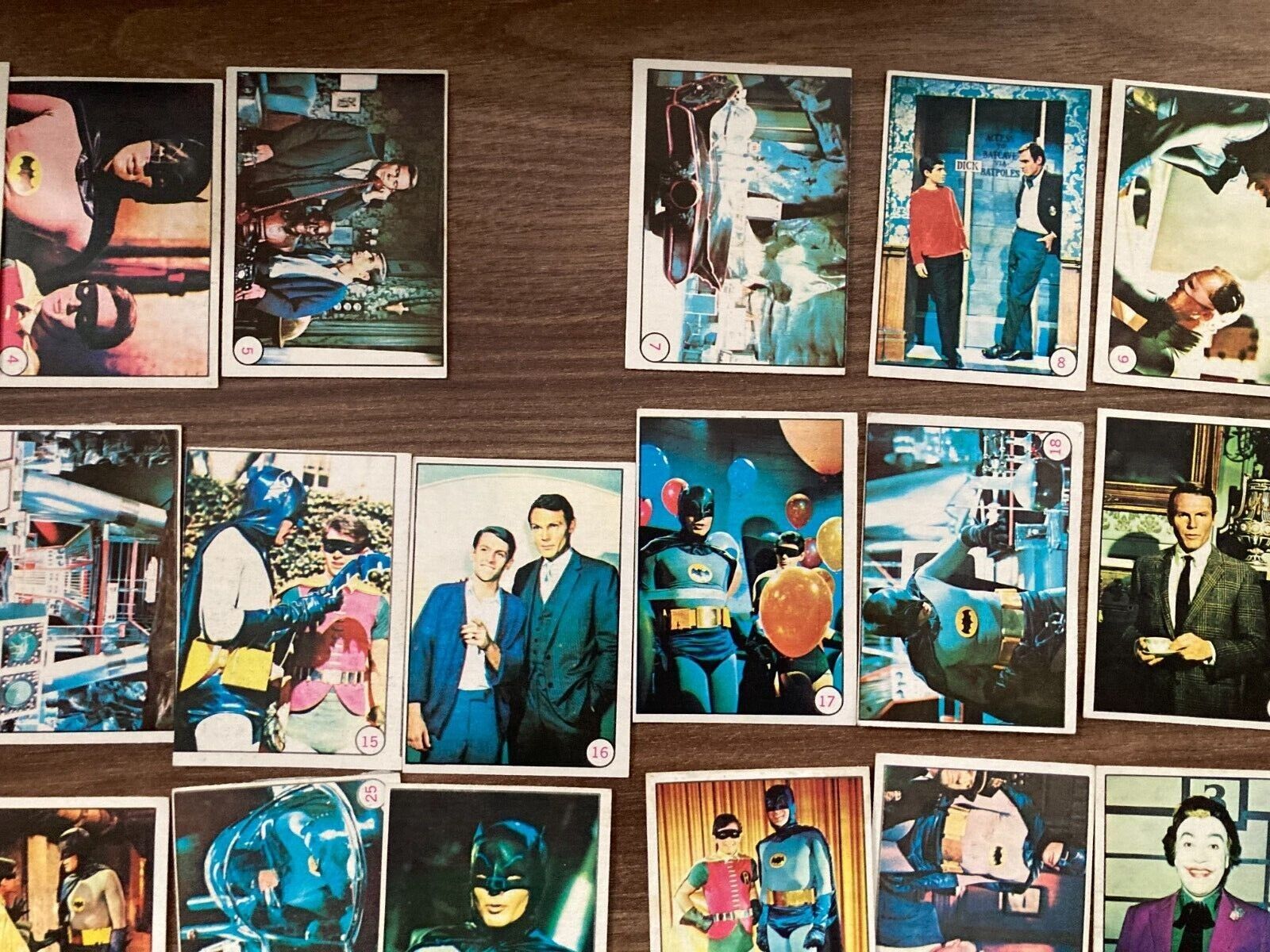 Batman Trading Cards 1966 Topps Greenway Productions 53 of 55 Pieces in Total