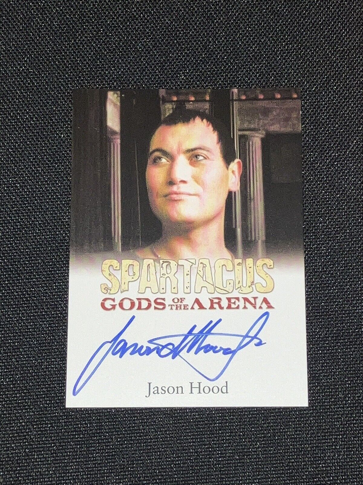 Spartacus Gods of the Arena Autograph Card Signed by Jason Hood as Cossutius