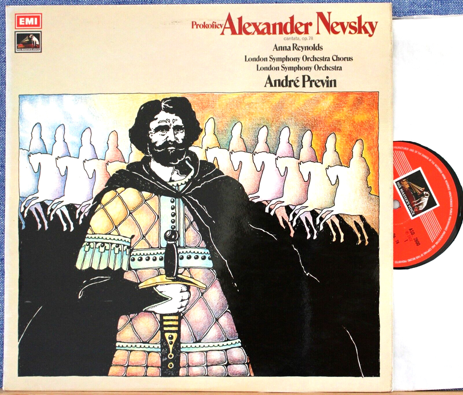 Previn (w Reynolds) Prokofiev (Alexander Nevsky) EMI ASD 2800 NM