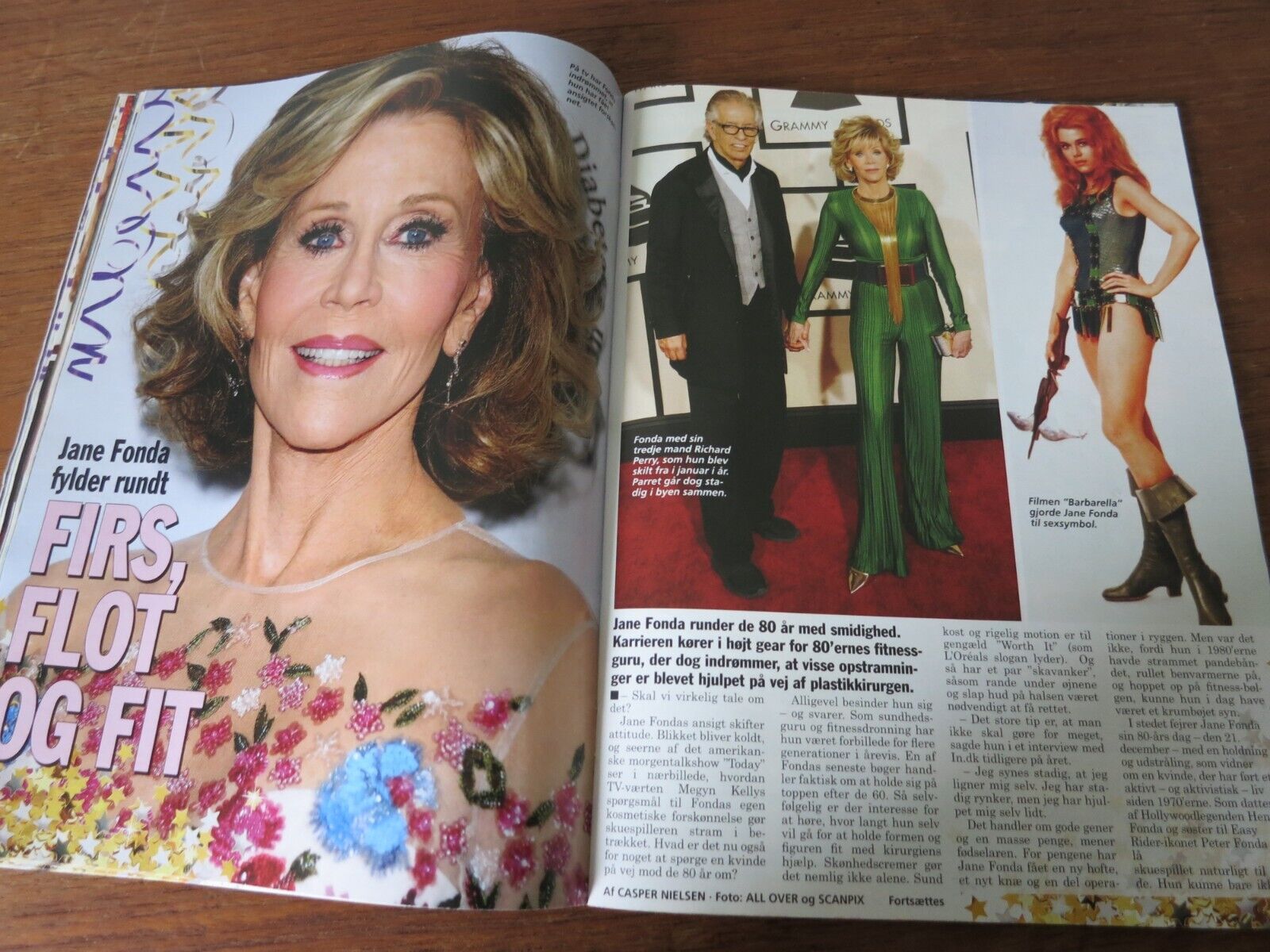 Mag ROYAL Princess MARY Meghan KATE Benedikte VICTORIA Anne-Marie JANE FONDA Q85