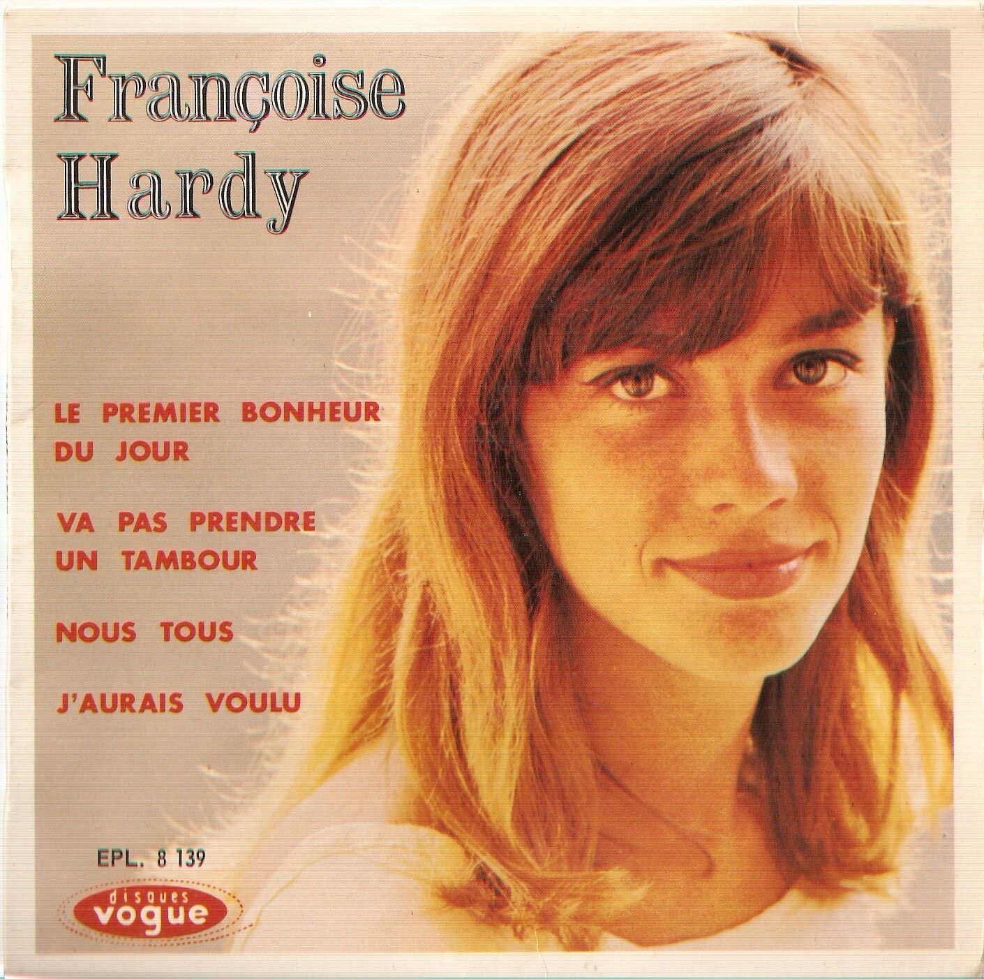 FRANCOISE HARDY LE PREMIER BONHEUR DU JOUR FRANCE 1963 PICTURE SLEEVE ONLY MOD