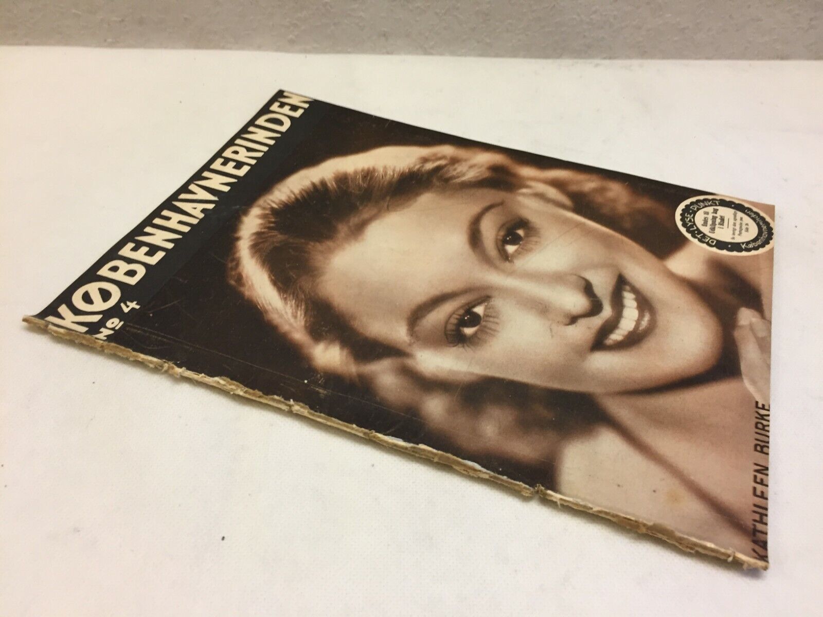 Kathleen Burke Complete Antique Vintage Danish Magazine 1934 Københavnerinden