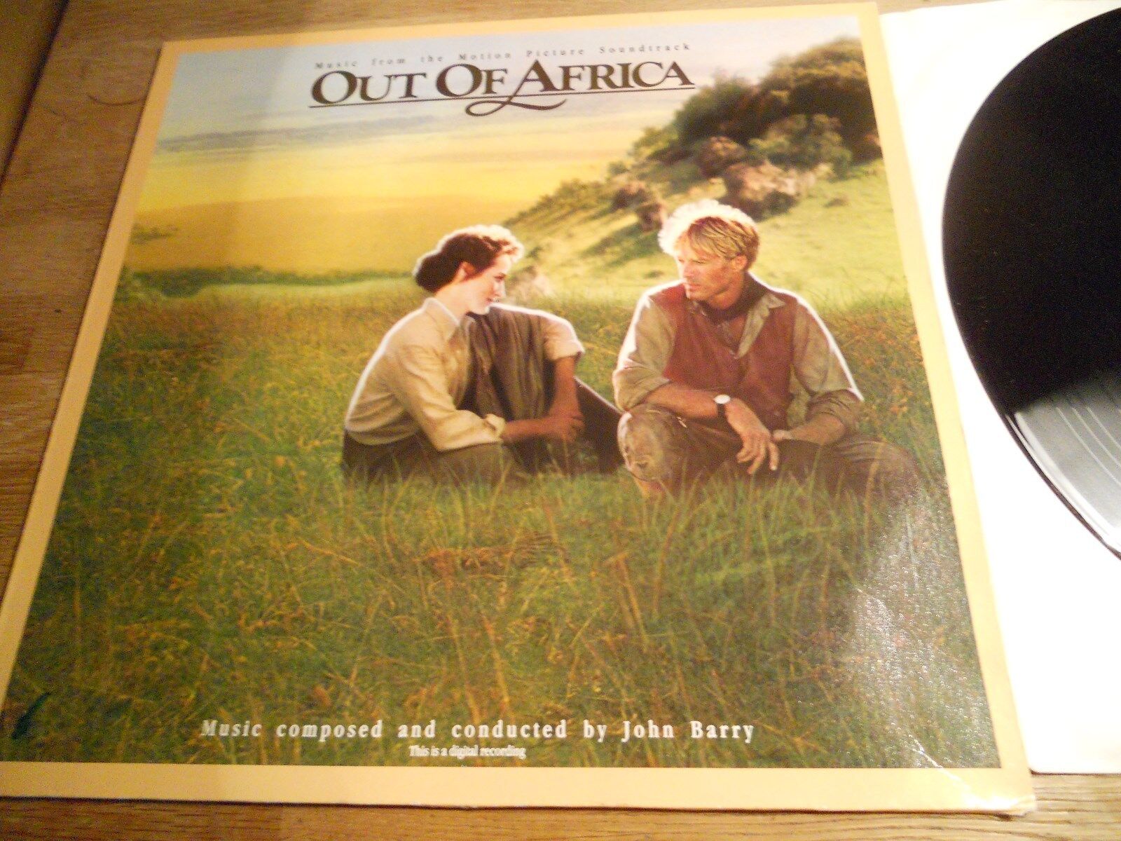 OUT OF AFRICA 1986 13 TRACKS WEST GERMAN PRESSED LP USED SOUNDTRACK LP SCARCE