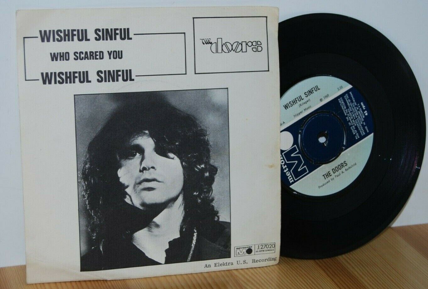 The DOORS Wishful Sinful PS Picture Sleeve 45 7''