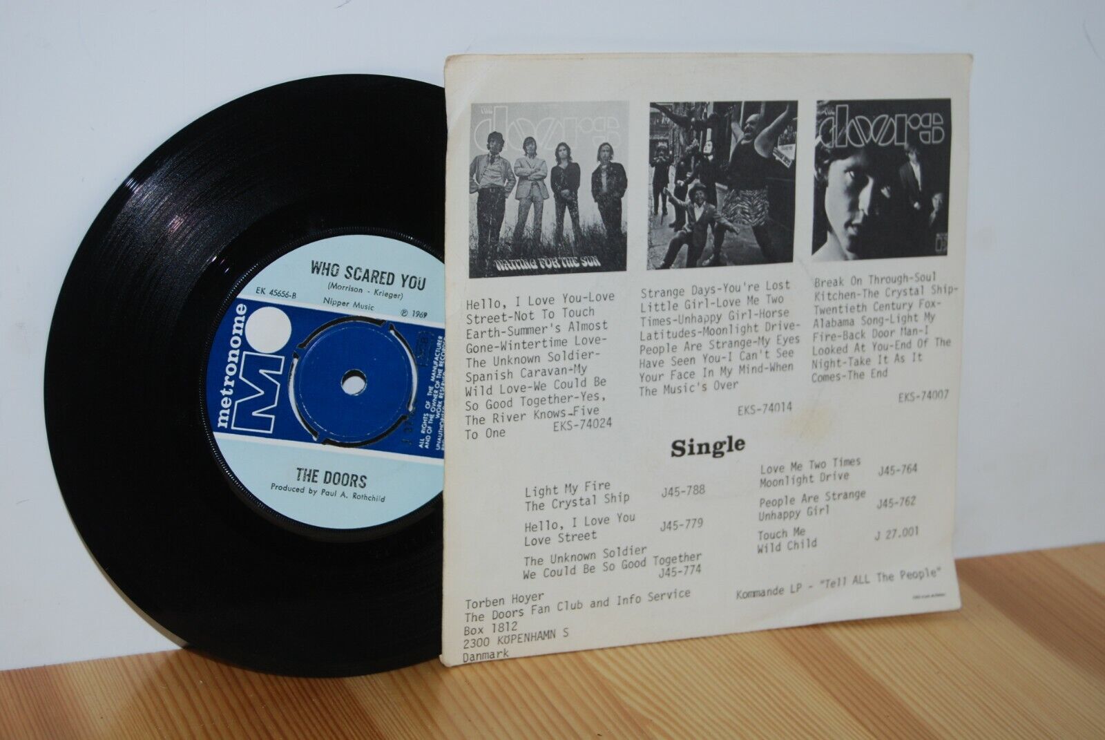 The DOORS Wishful Sinful PS Picture Sleeve 45 7''