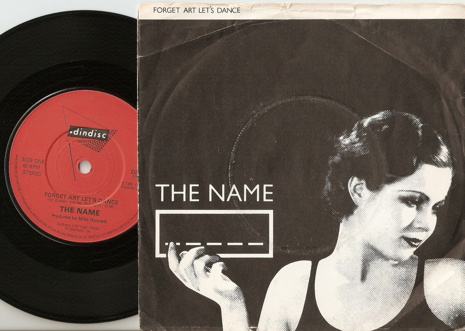 THE NAME F**K FORGET ART LET`S DANCE  MISFITS 45+PS 1980 MOD REVIVAL THE JAM