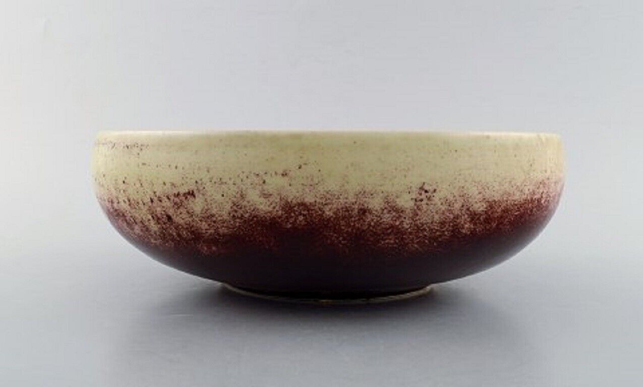 Sven Wejsfelt for Gustavsberg Studio Unique bowl in glazed ceramics