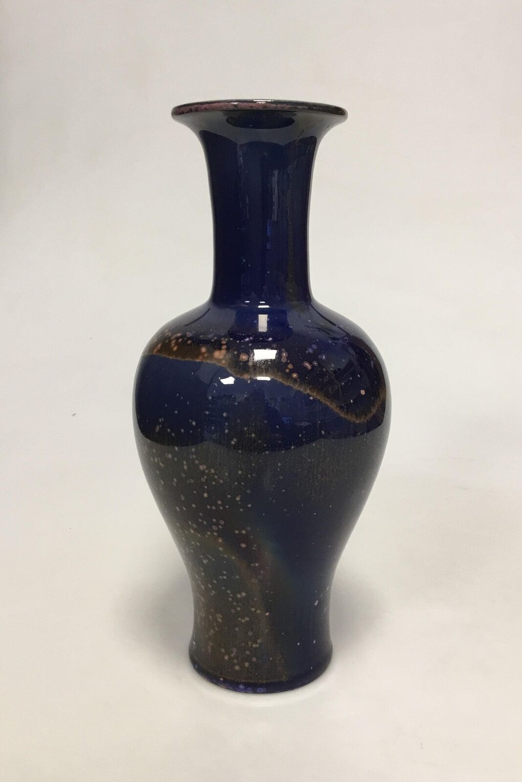 Bing & Grondahl stoneware Crystal Glaze vase by engineer H Busch Jensen no 393