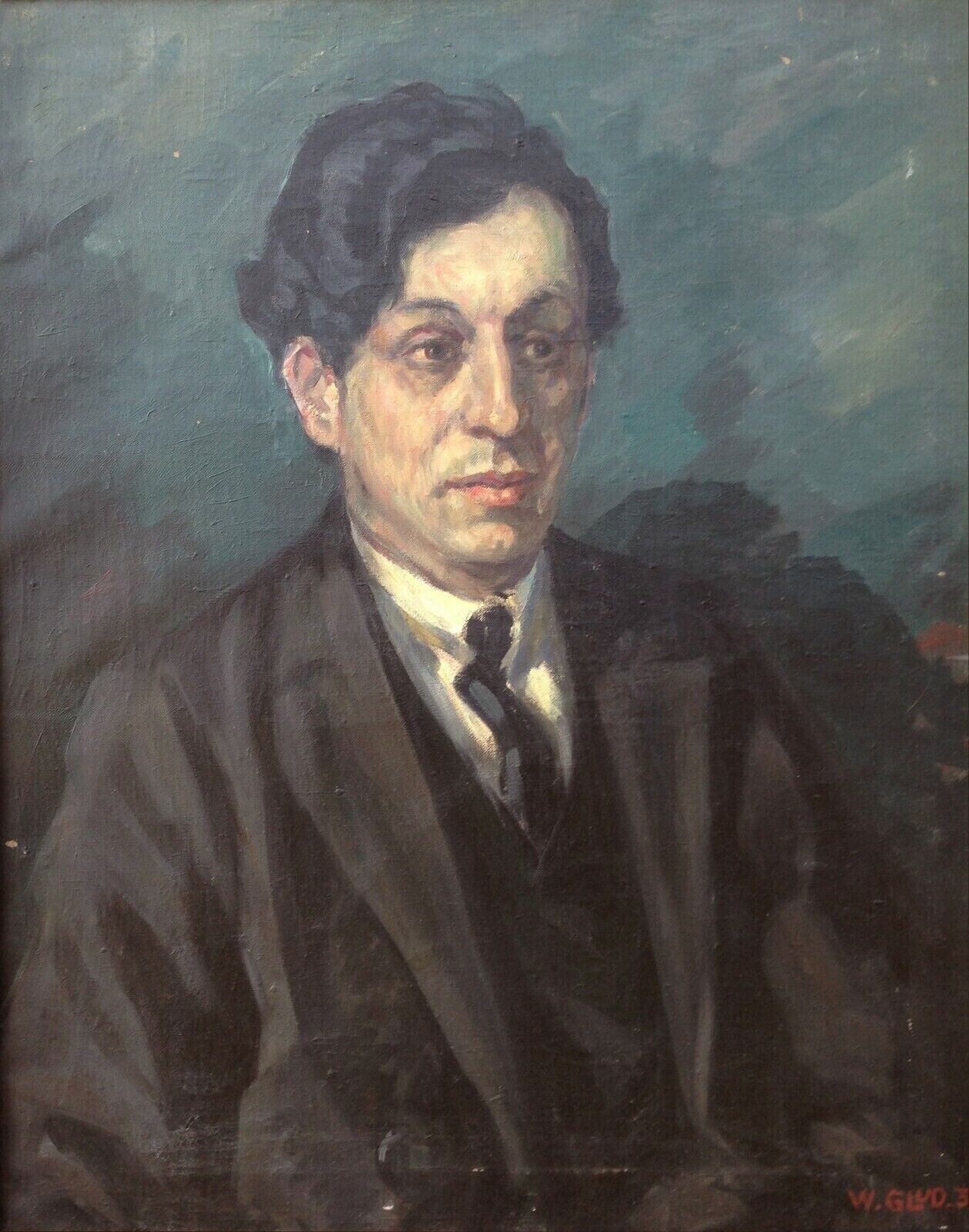 Wilfred Glud (1872-1946): PORTRAIT OF A MAN