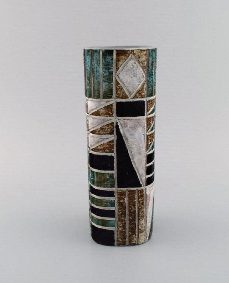 Ingrid Atterberg (1920-2008) for Upsala-Ekeby Rare vase in glazed stoneware