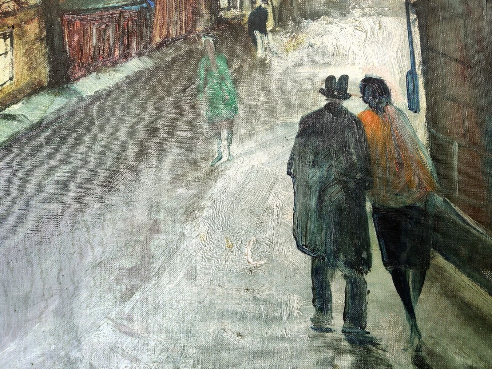 Poul Kastrup (1910-1987): PEOPLE ON A STREET