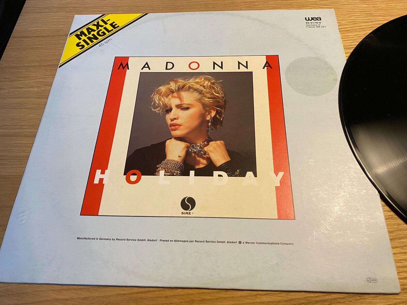 MADONNA "HOLIDAY/LUCKY STAR" 1983 VINYL MAXI SINGLE SIRE RECORDS EXTENDED REMIX*