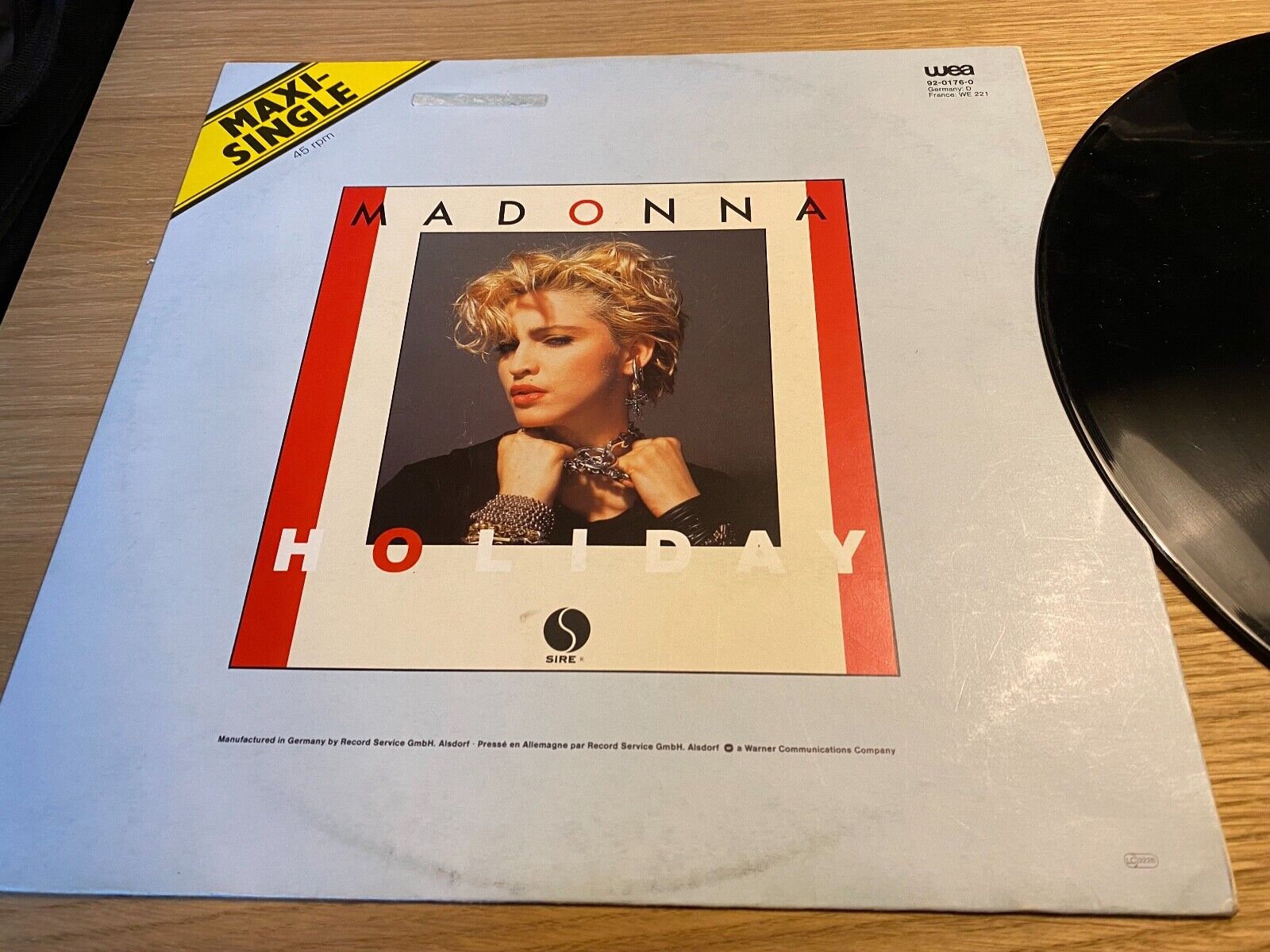 MADONNA "HOLIDAY/LUCKY STAR" 1983 VINYL MAXI SINGLE SIRE RECORDS EXTENDED REMIX*