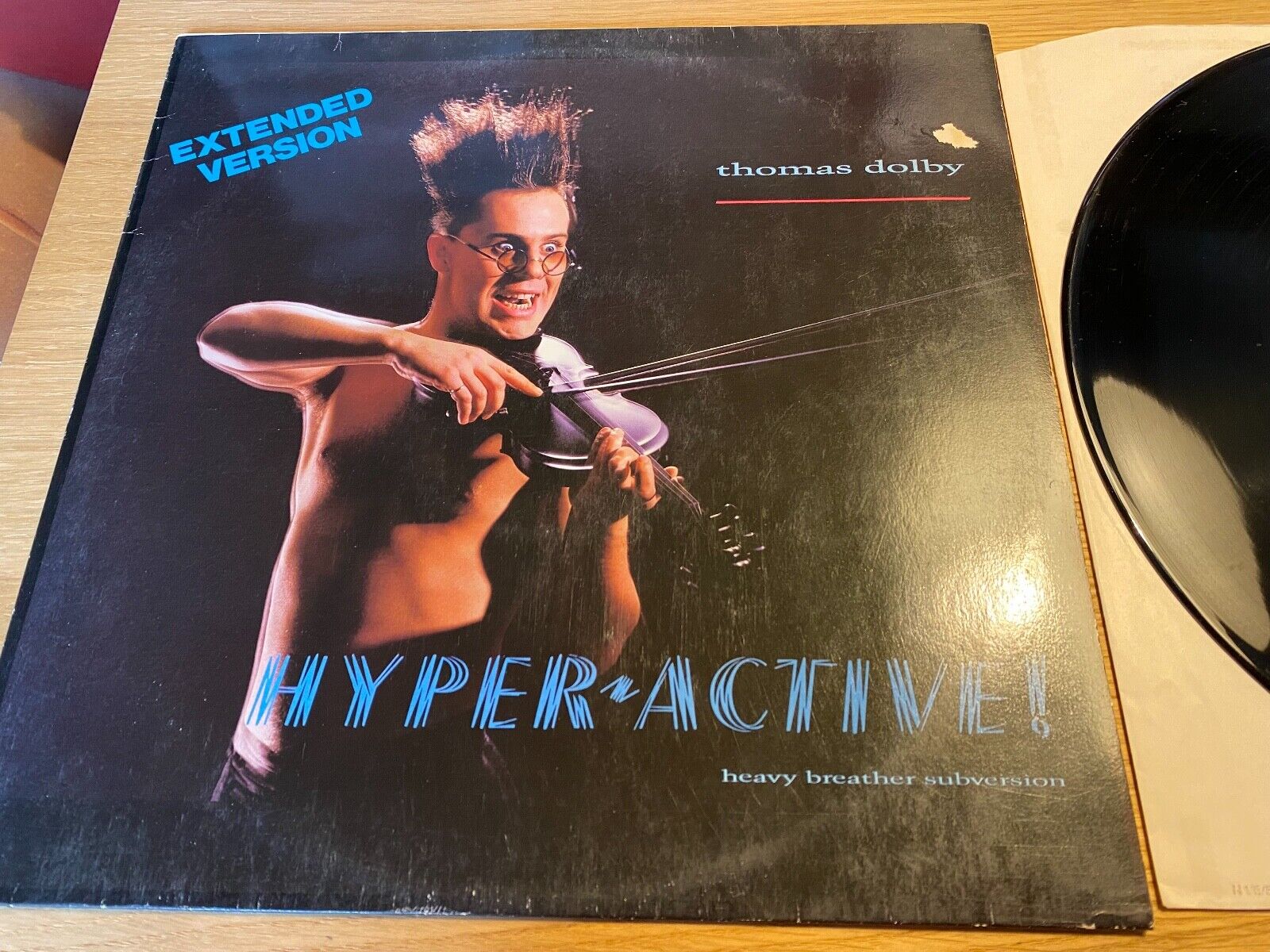 THOMAS DOLBY "HYPER-ACTIVE" EXTENDED VERSION EMI RECORDS 1984 12" SINGLE GERMANY