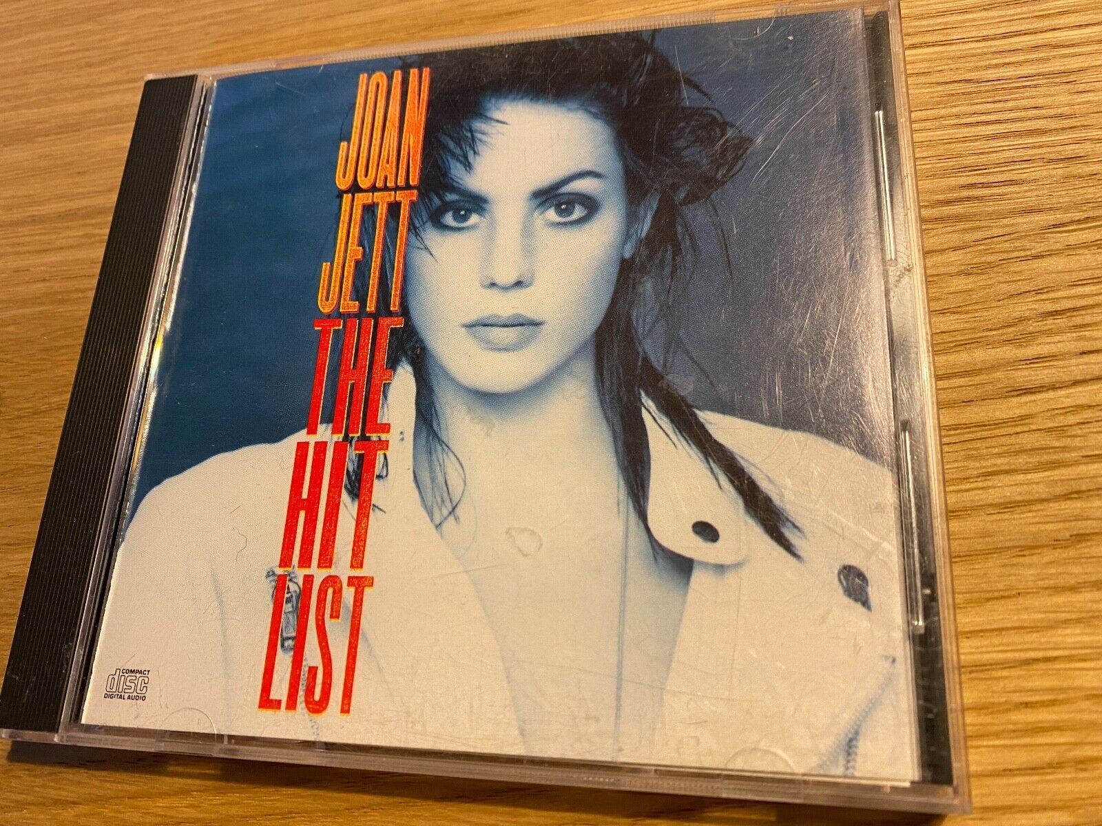 JOAN JETT "THE HIT LIST" 1990 CD ALBUM 10 TRACKS AMERICAN PRESS CBS BLACKHEART**