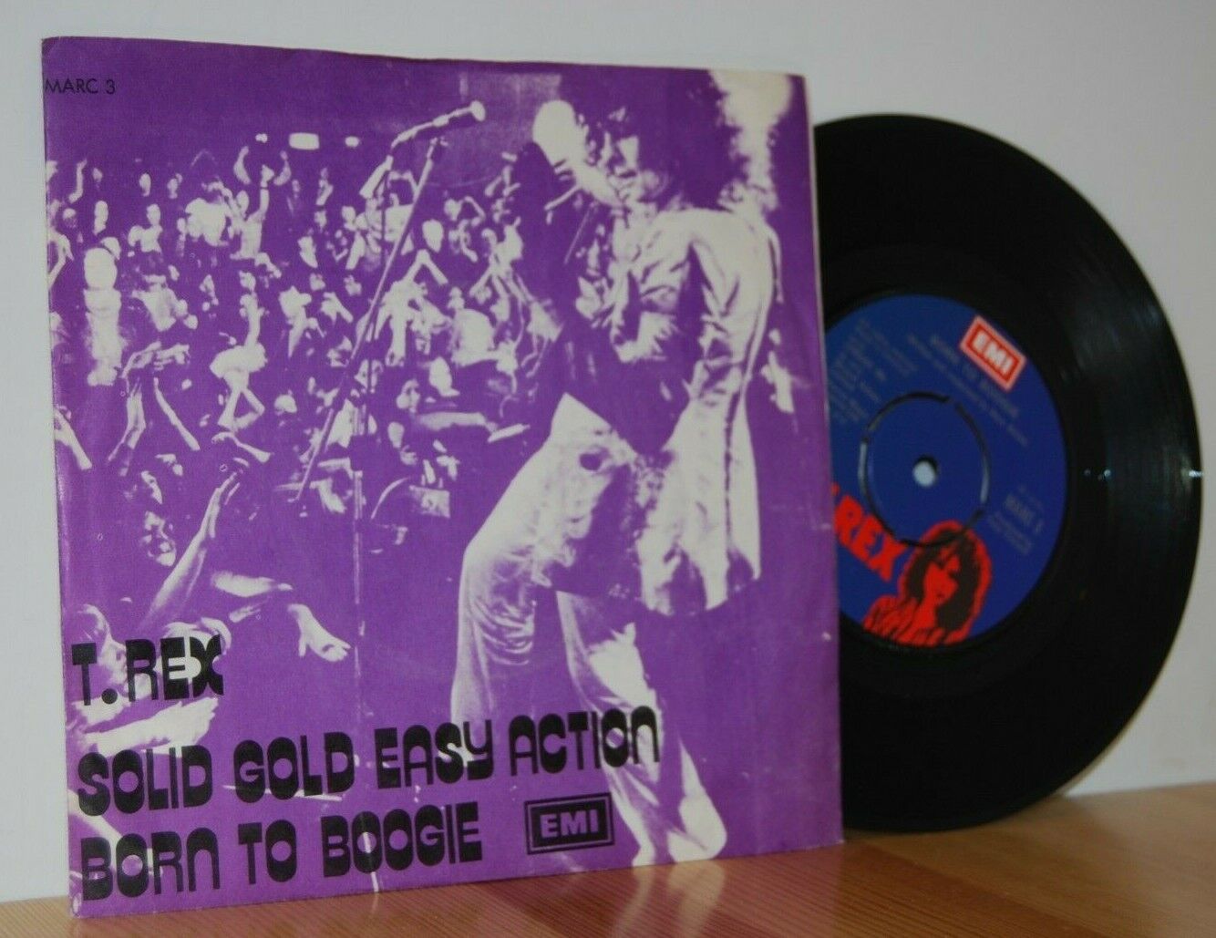 T REX Solid Gold Easy Action Danish PS Picture Sleeve