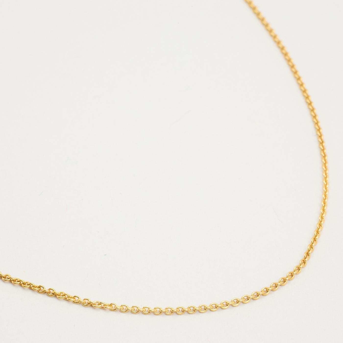 Anchor chain Necklace in 8K Gold 2756 inches | Vintage Solid Gold